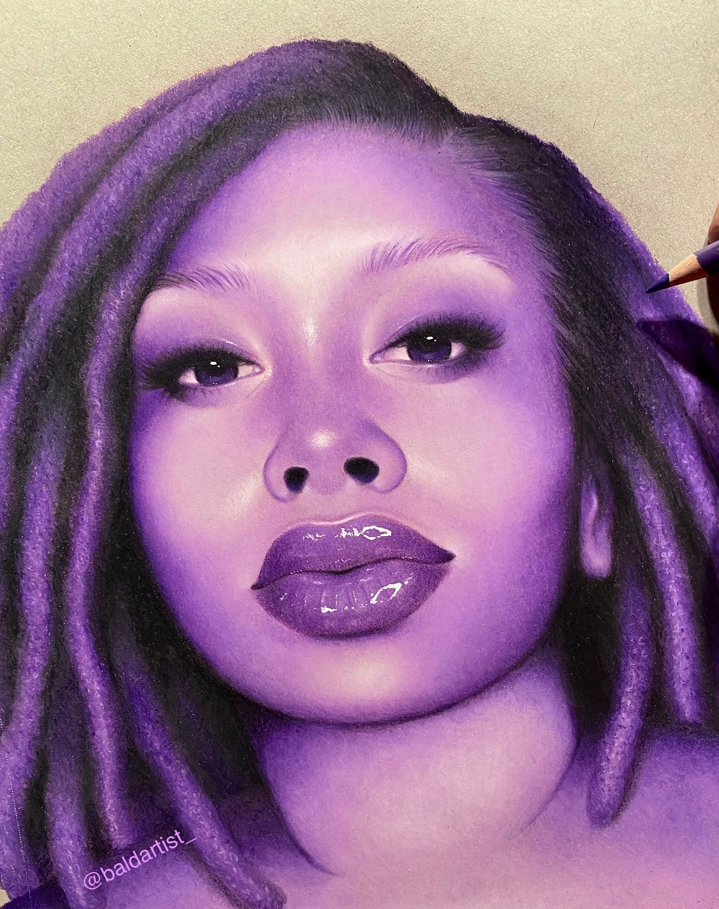 Original Amethyst Drawing